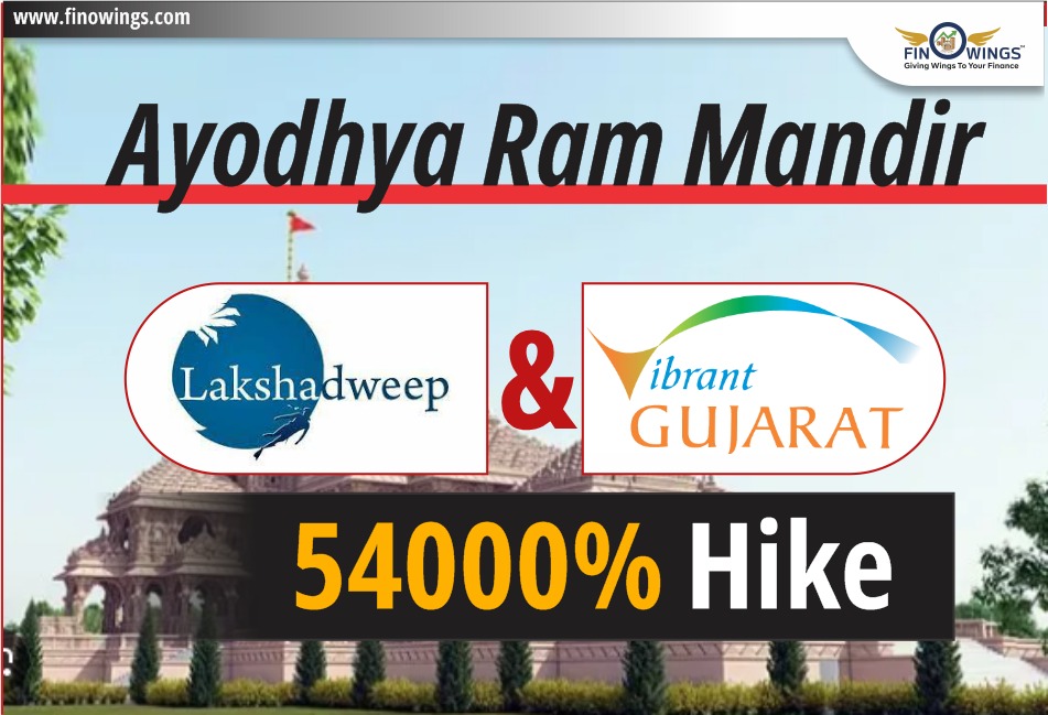 Ayodhya Ram Mandir, Gujarat vibrant & Lakshadeep: 54000% Hike